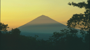 Mountain Silhouette, Indonesia
