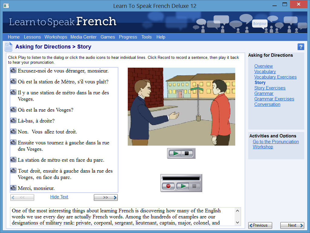 Learn to Speak™ French Deluxe 12