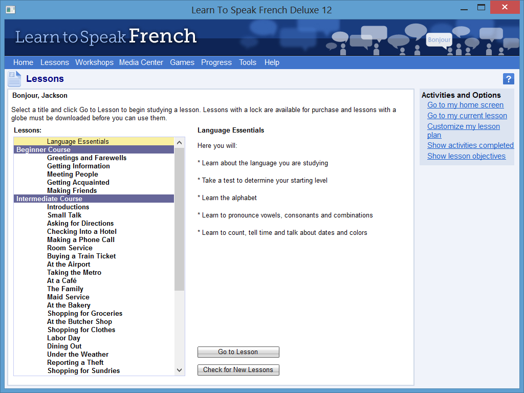 Learn to speak french deluxe : guilecree